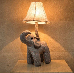 Elephant soft toy lamp