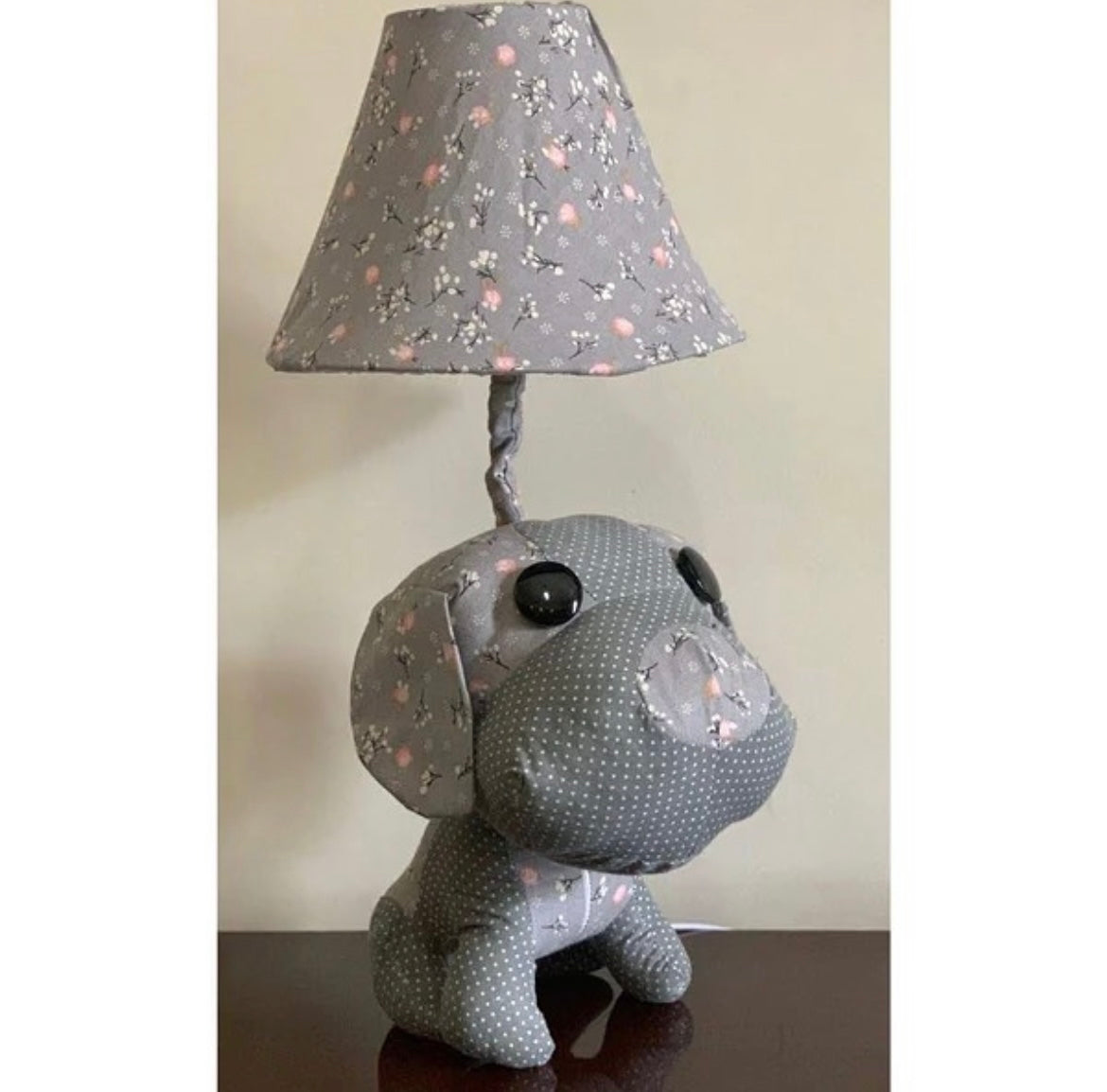 Doggie soft toy with lamp