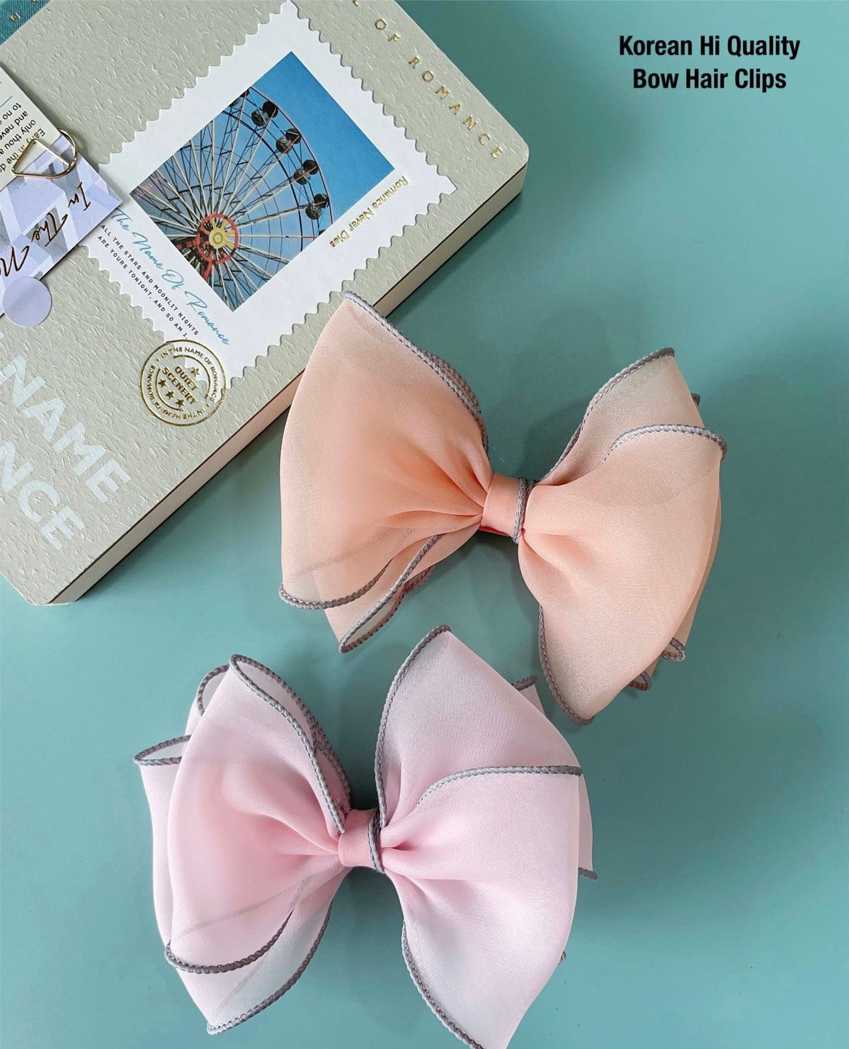 Cute Korean Bow Hair Pins..