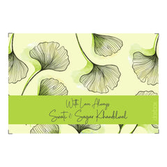 Gift Tag - Green Leaf