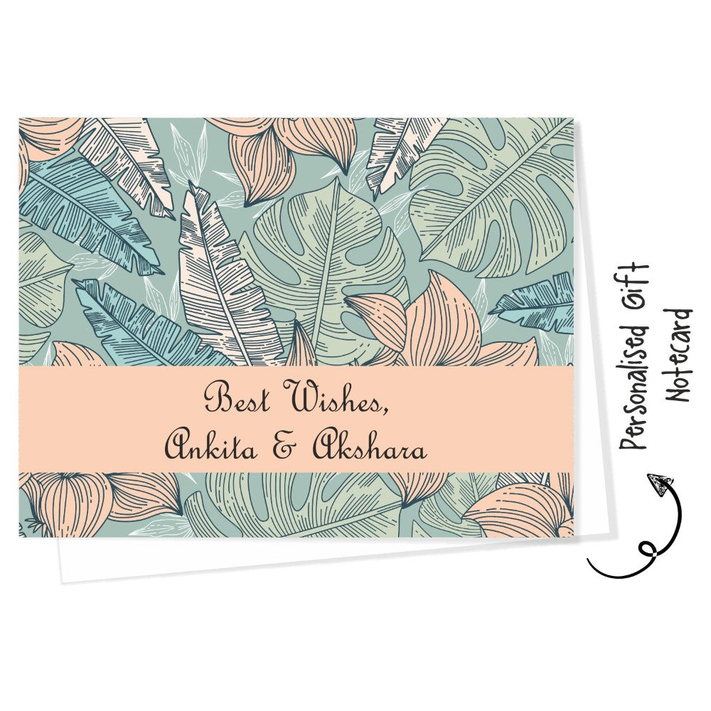 Gift notecard - Vintage leaves