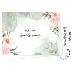 Gift notecard -Floral Pink