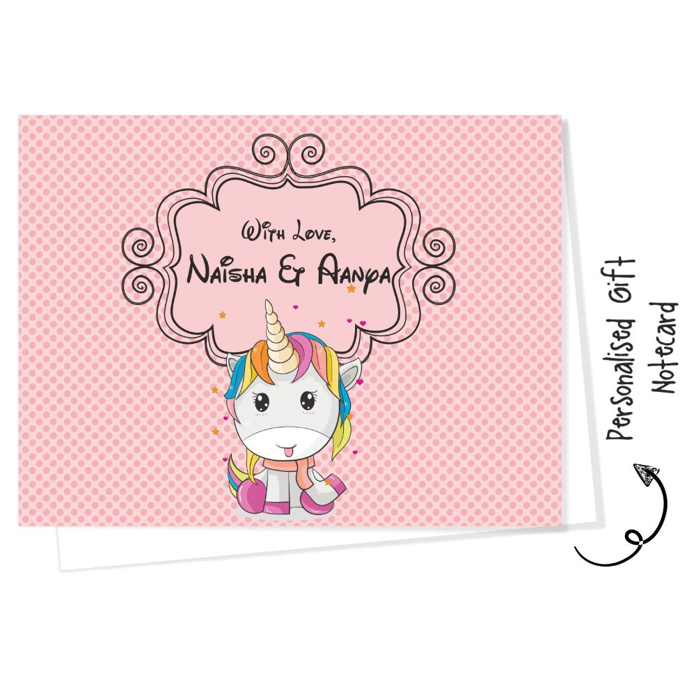 Gift Notecard - Unicorn Pattern