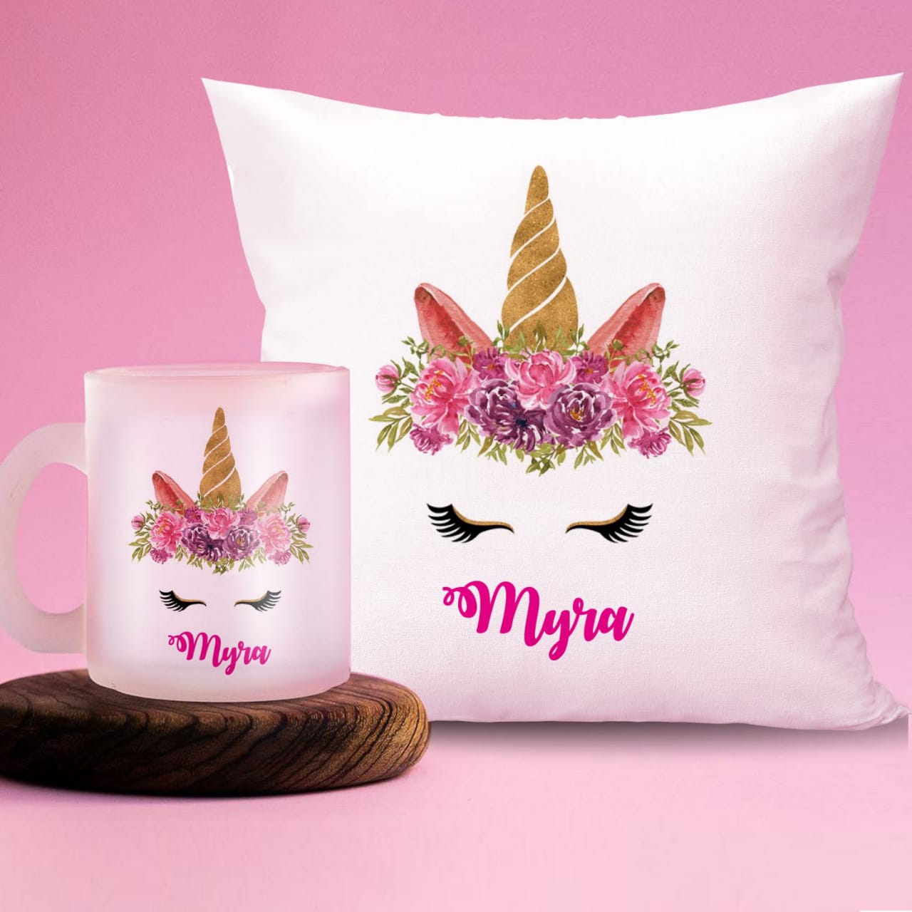 Persoanlised pillow and a mug (Prepaid only)