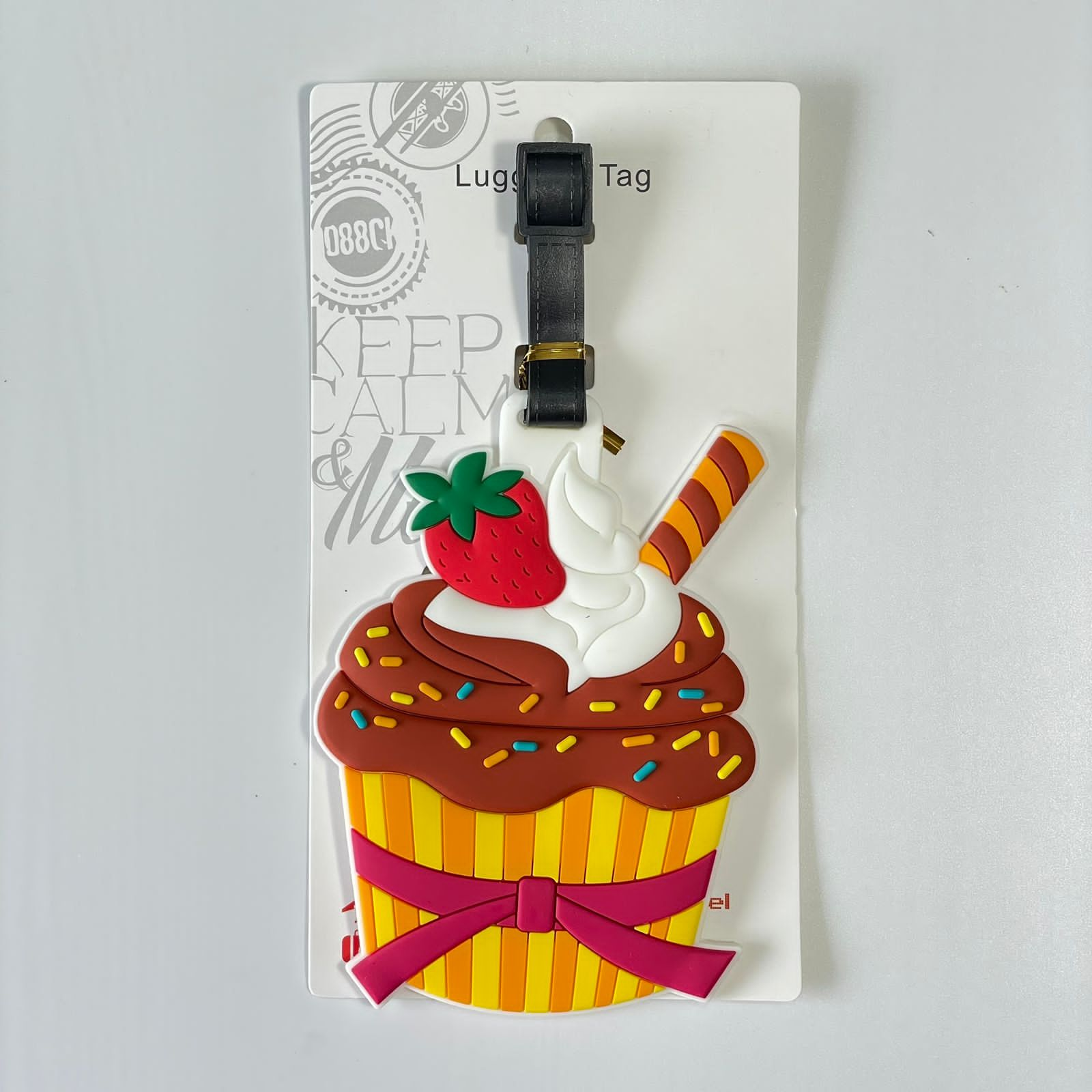 Fastfood luggage tag