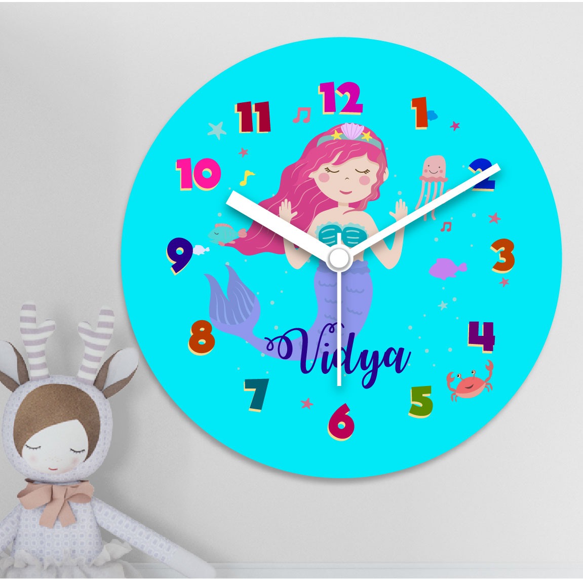 Personalised wall clock (Prepaid only) lo