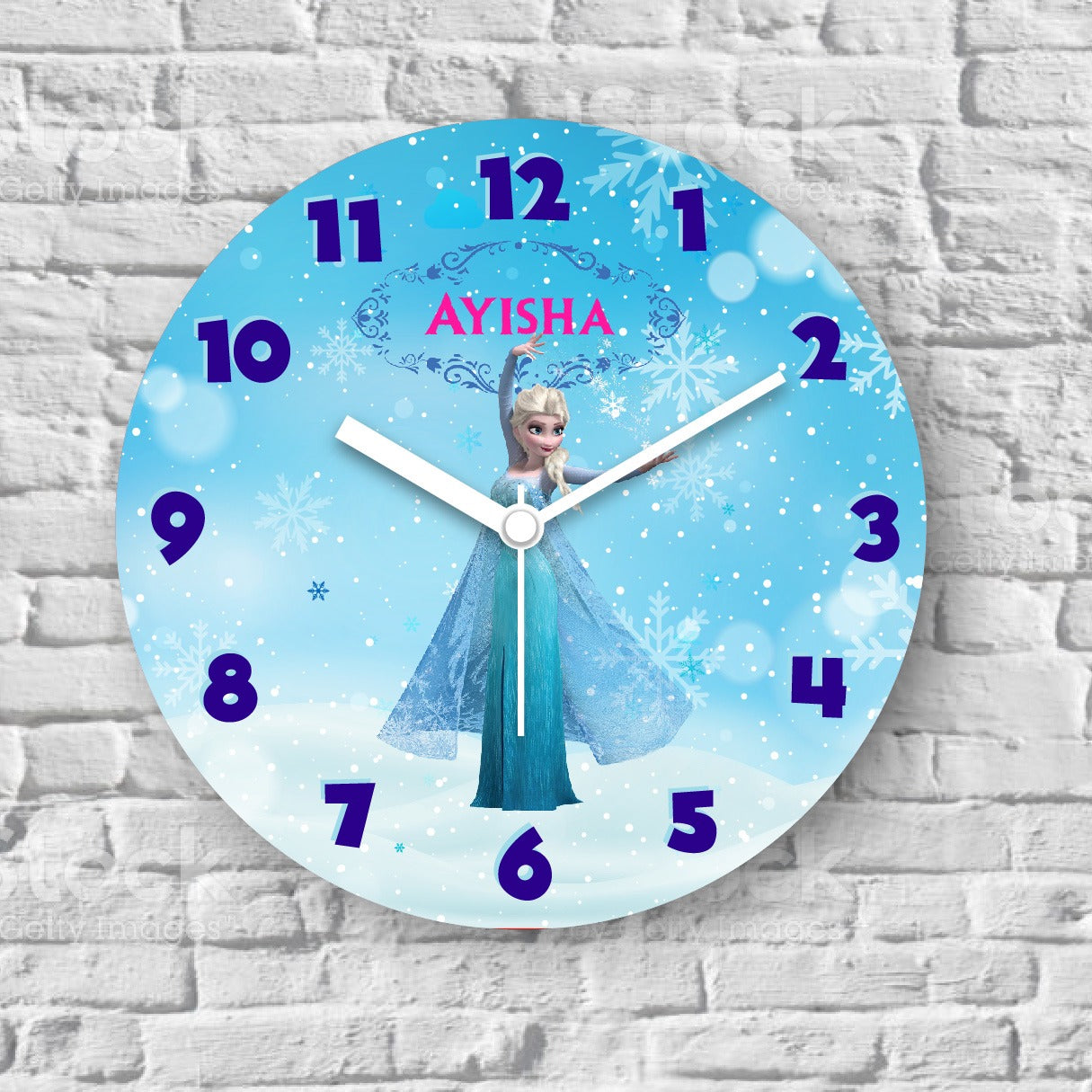 Personalised wall clock (Prepaid only) lo