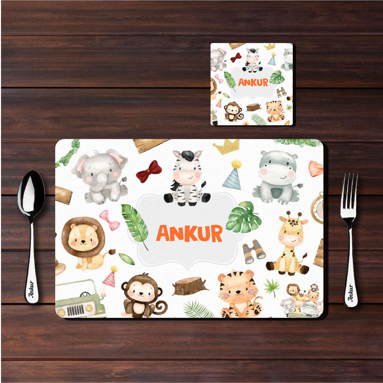 Personalised meal mat combo