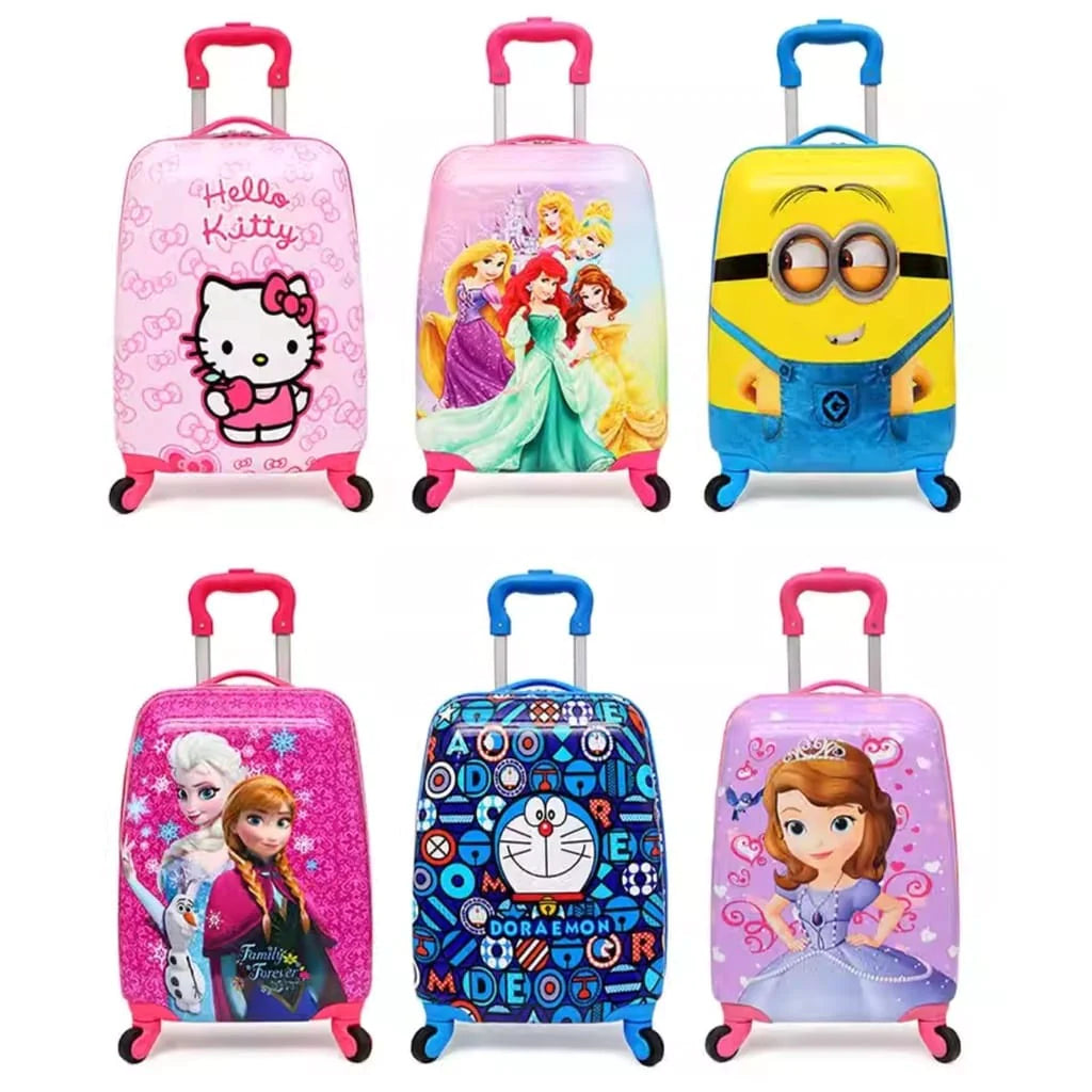 Kids character trolley bag