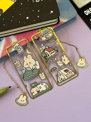 Cute metal bookmarks