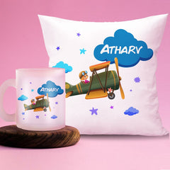 Persoanlised pillow and a mug (Prepaid only)