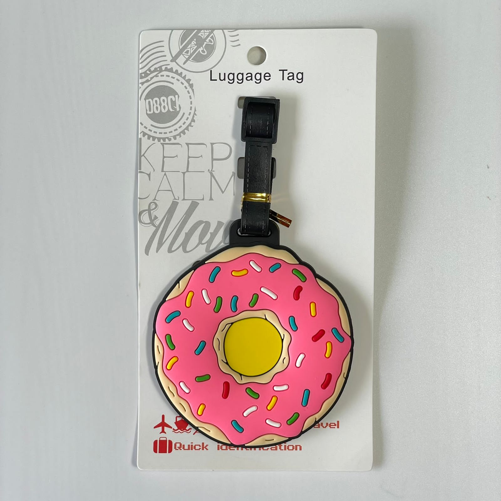 Fastfood luggage tag