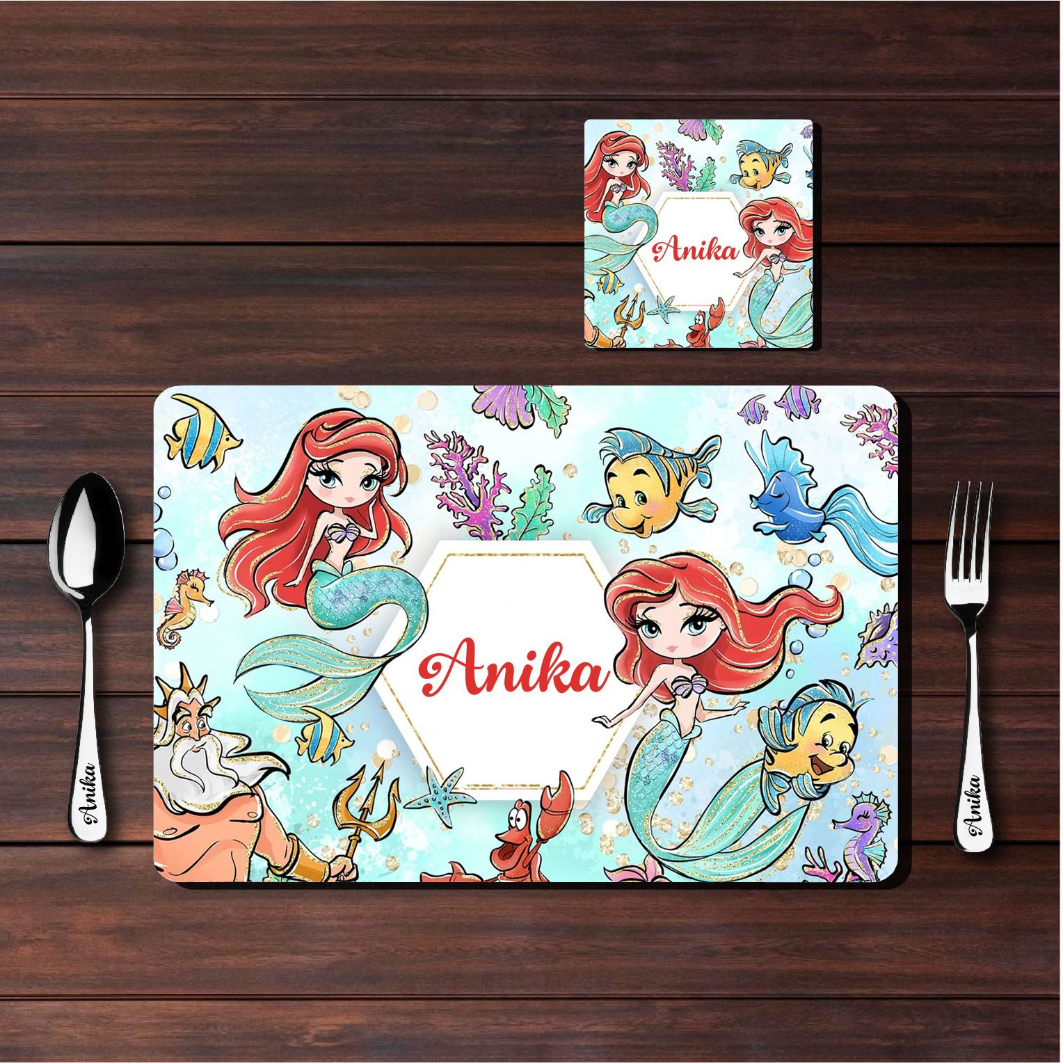 Personalised meal mat combo