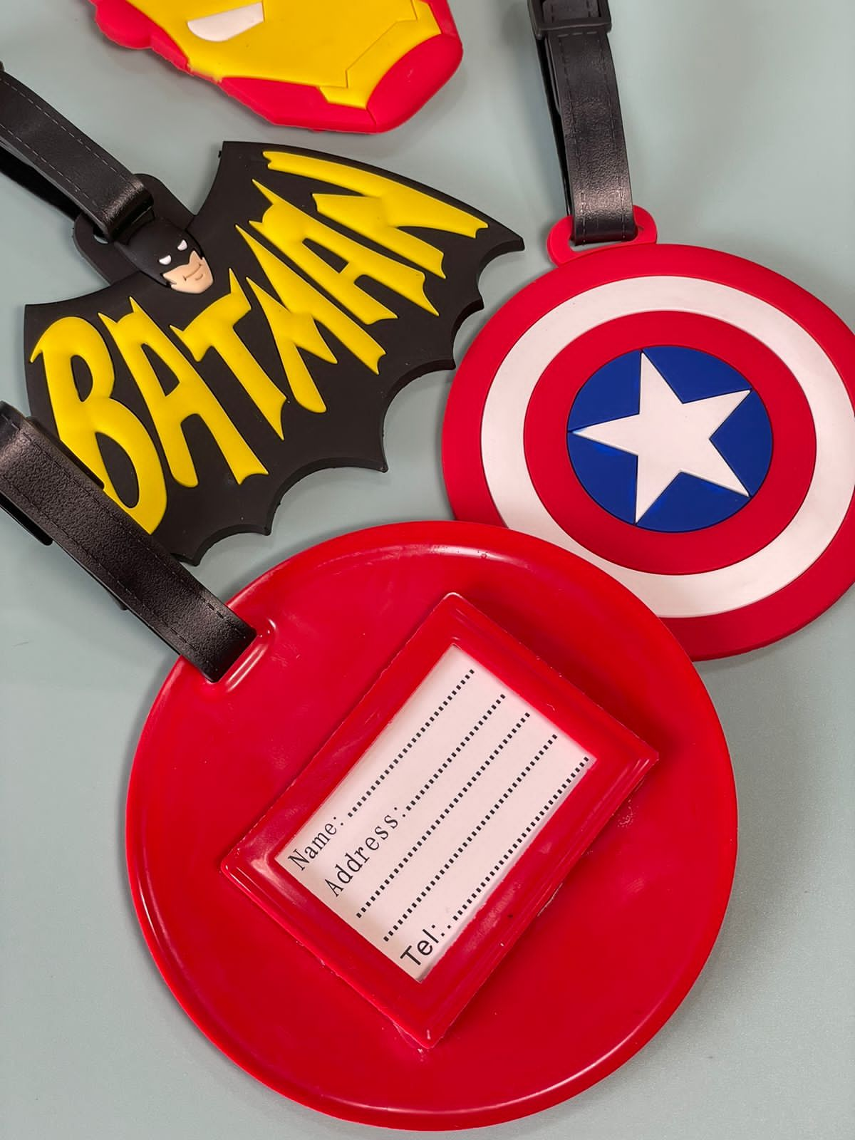 Superhero Luggage tag (random design)