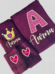 Personalised towel set (Prepaid only)