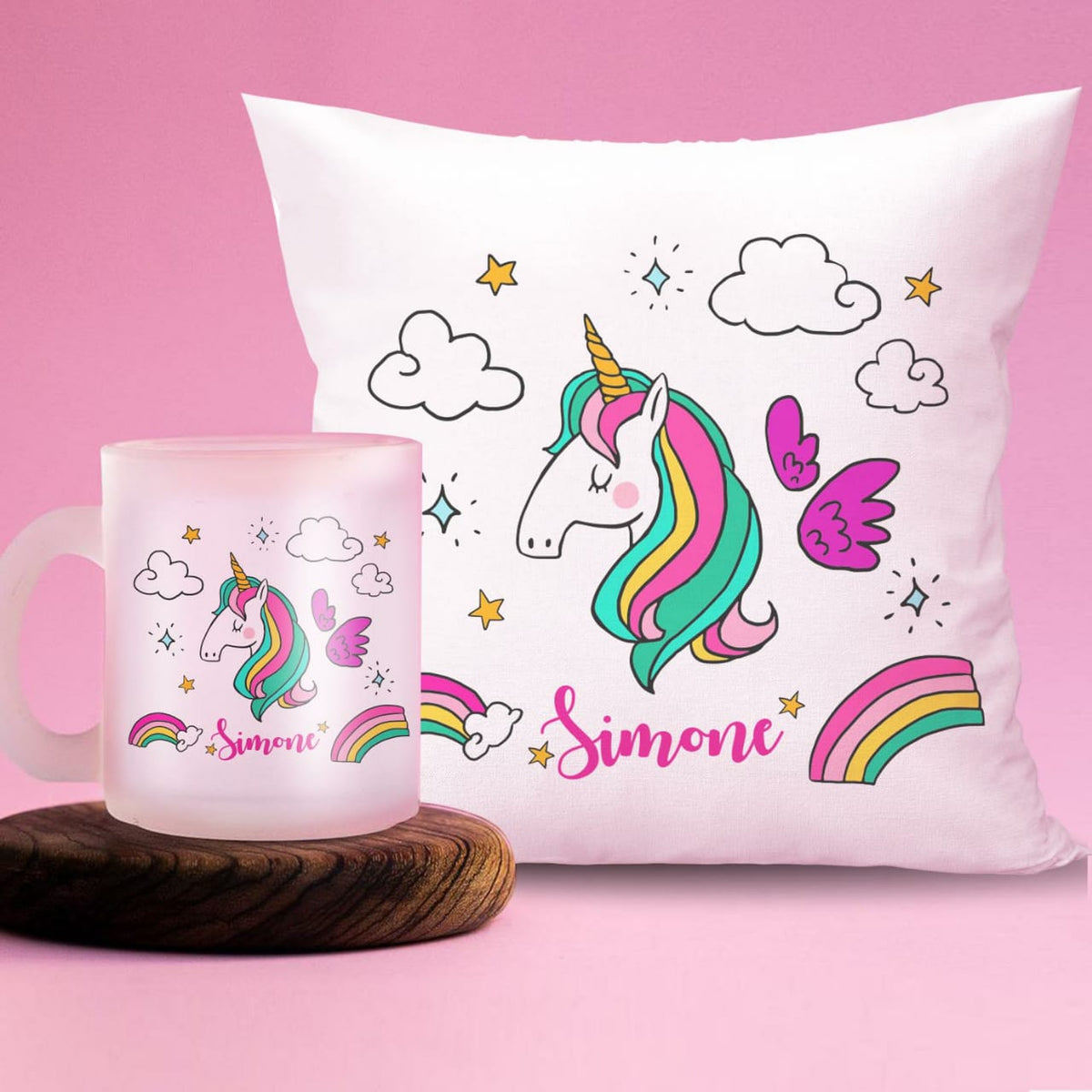 Persoanlised pillow and a mug (Prepaid only)