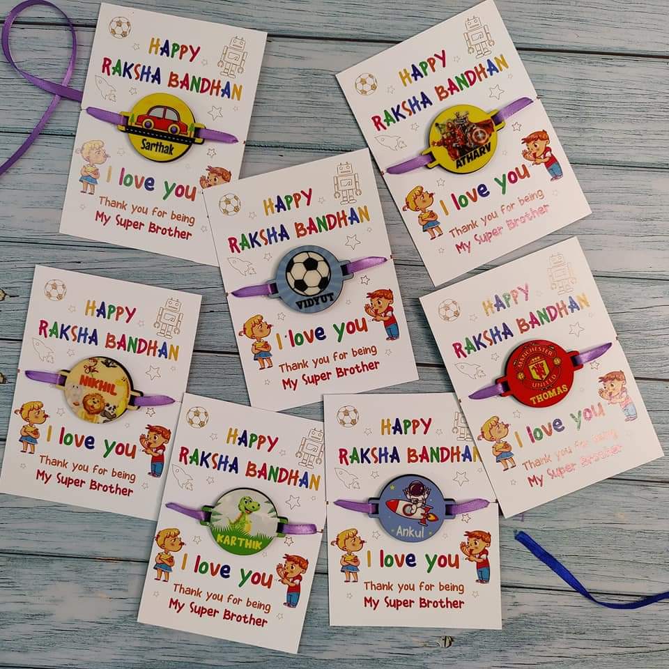 Rakhi for cute little brothers (Prepaid only)