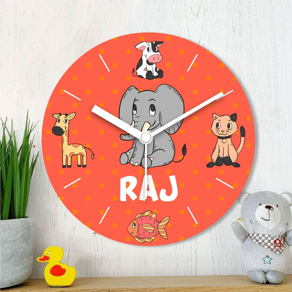 Personalised wall clock (Prepaid only) lo