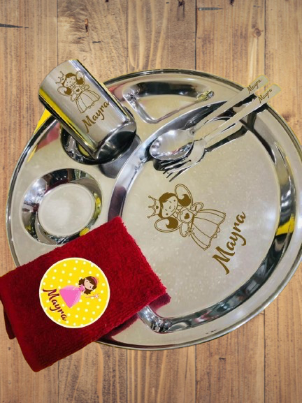 Personalised plate set (Prepaid only)