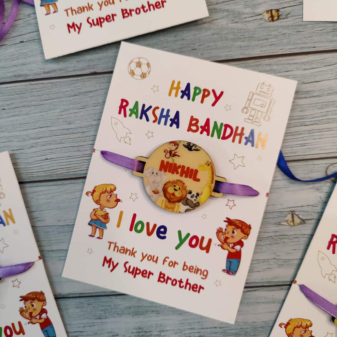 Rakhi for cute little brothers (Prepaid only)