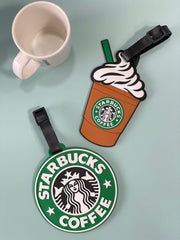 Starbucks luggage tag