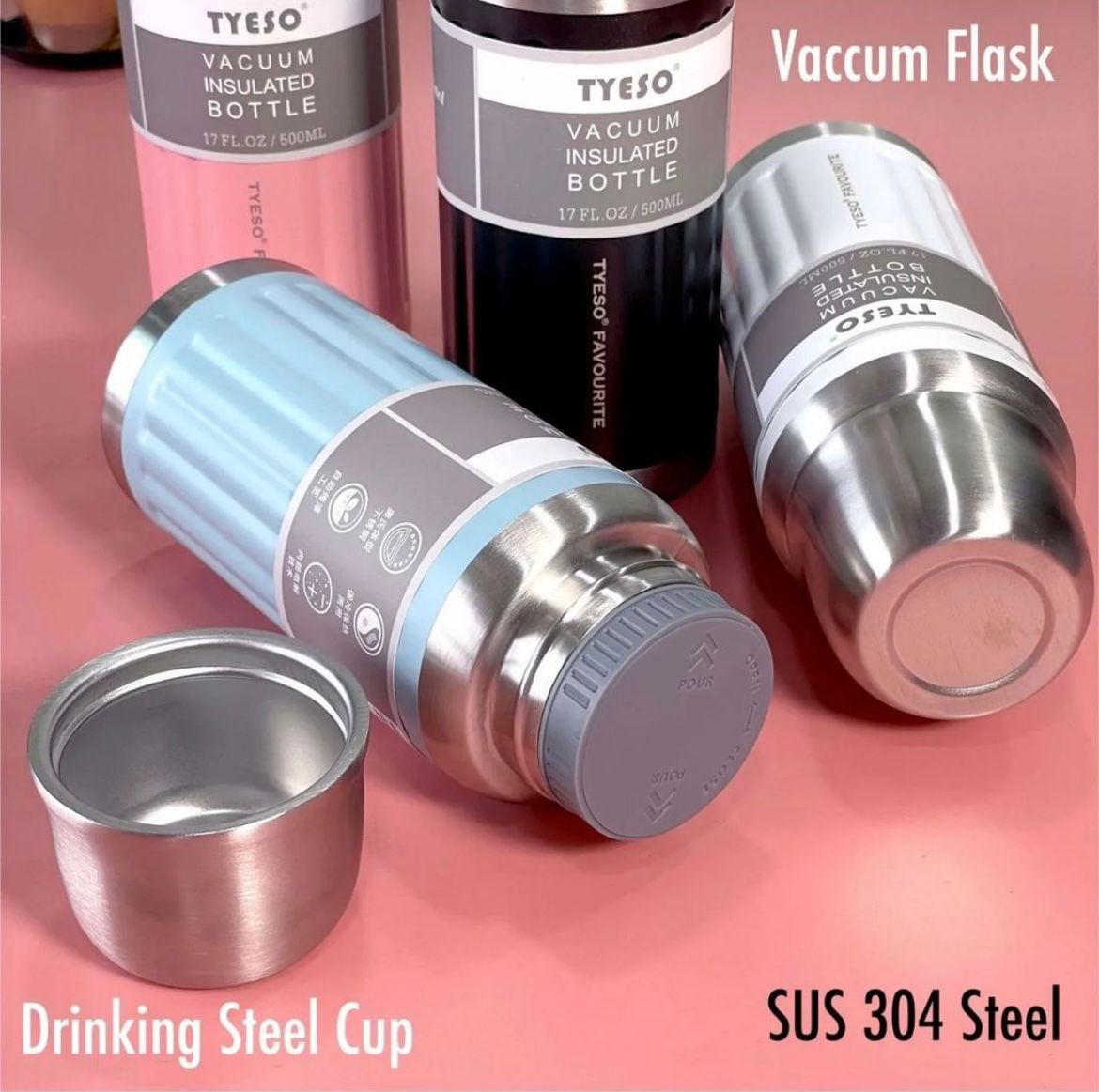 Insulated thermos bottle