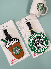 Starbucks luggage tag