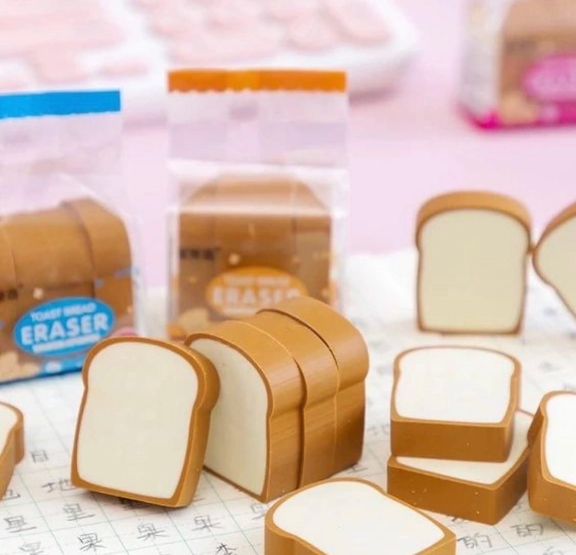 Bread toast eraser