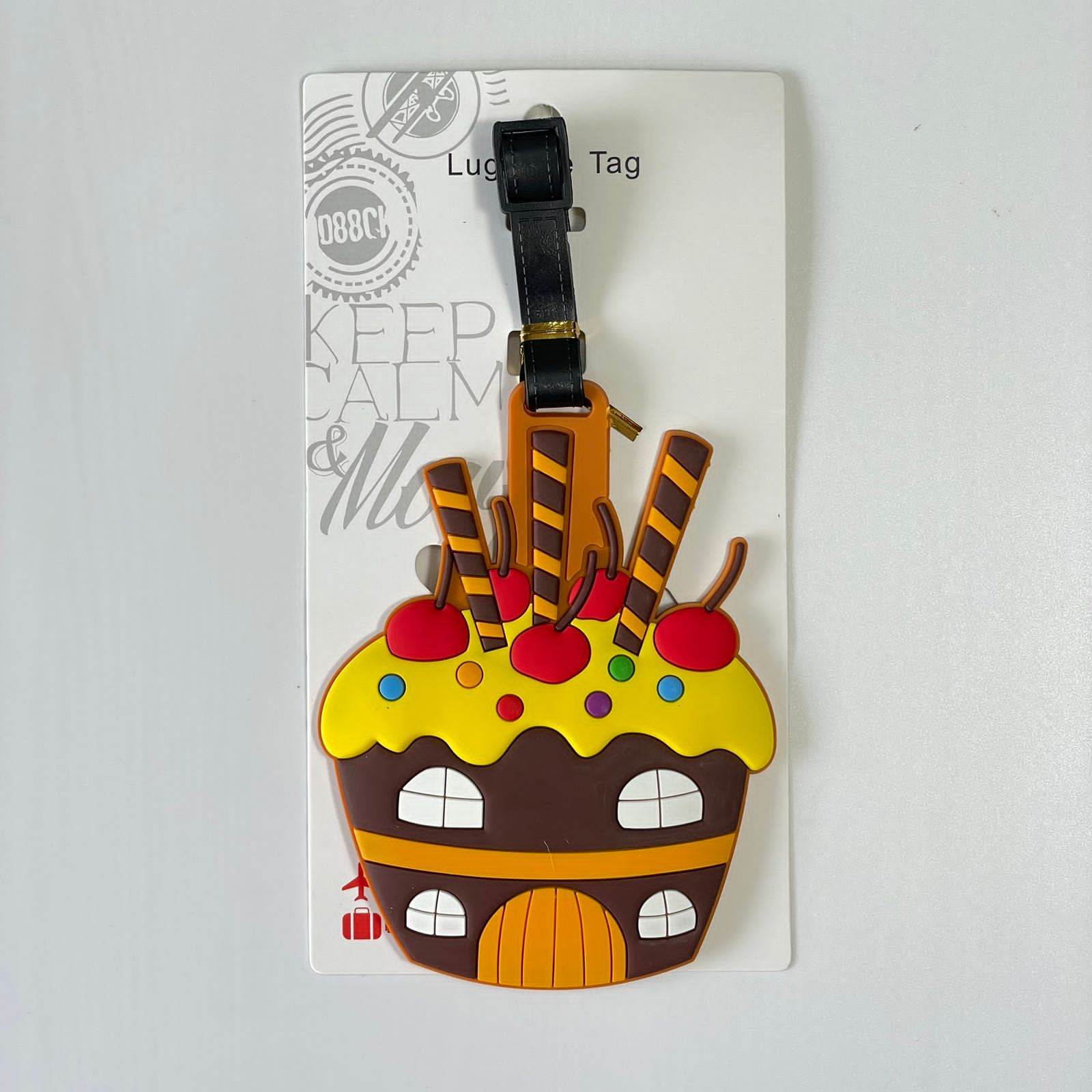 Fastfood luggage tag