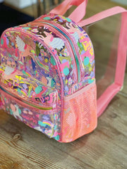 Premium holographic backpack