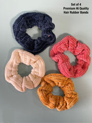 Crochet Hair Rubber Bands..(4ps set)