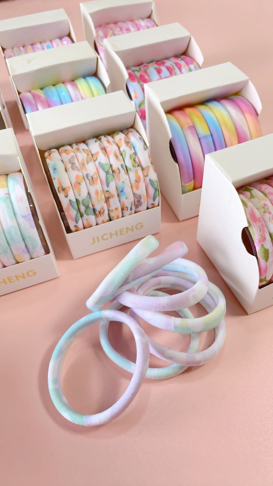 Cute printed rubber bands