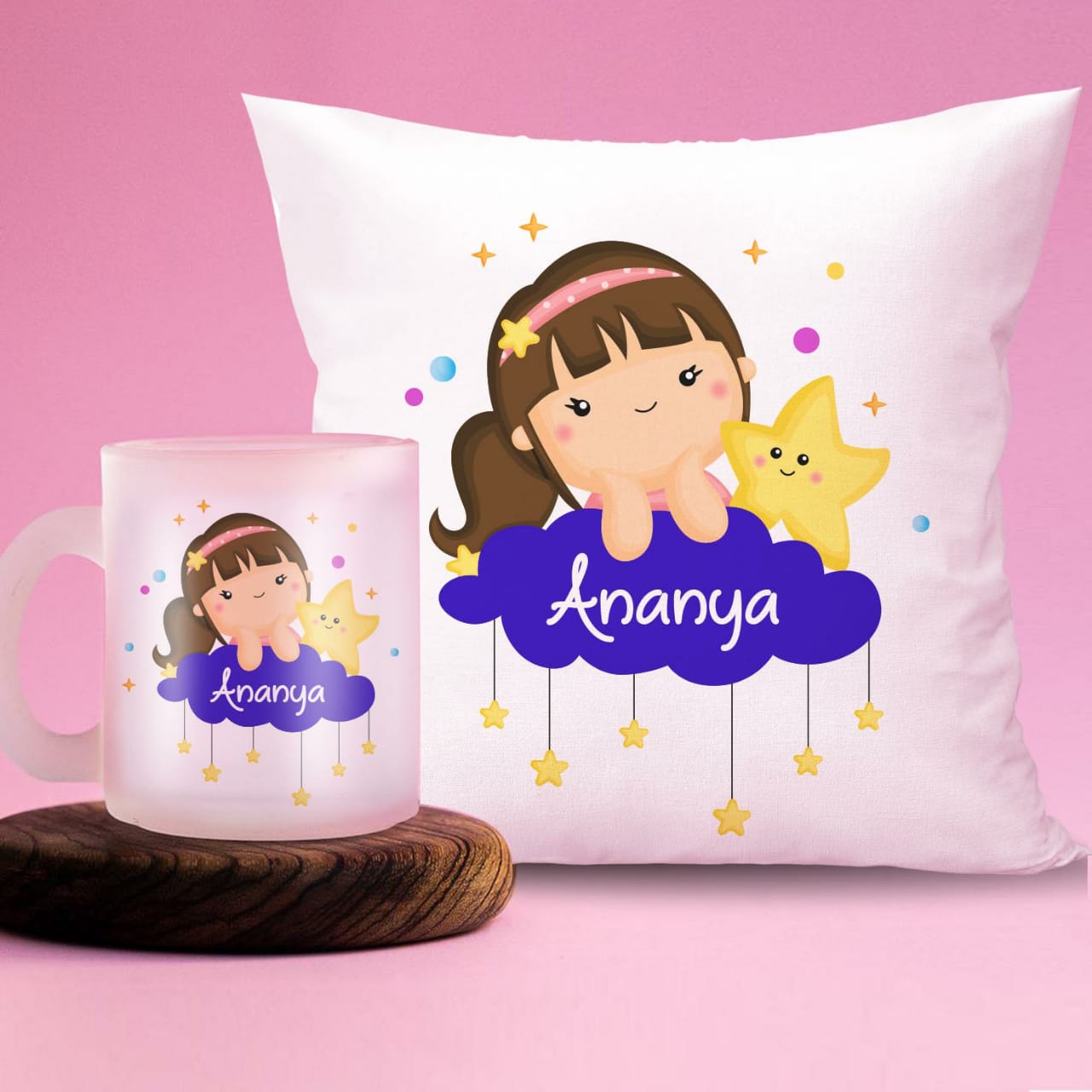 Persoanlised pillow and a mug (Prepaid only)