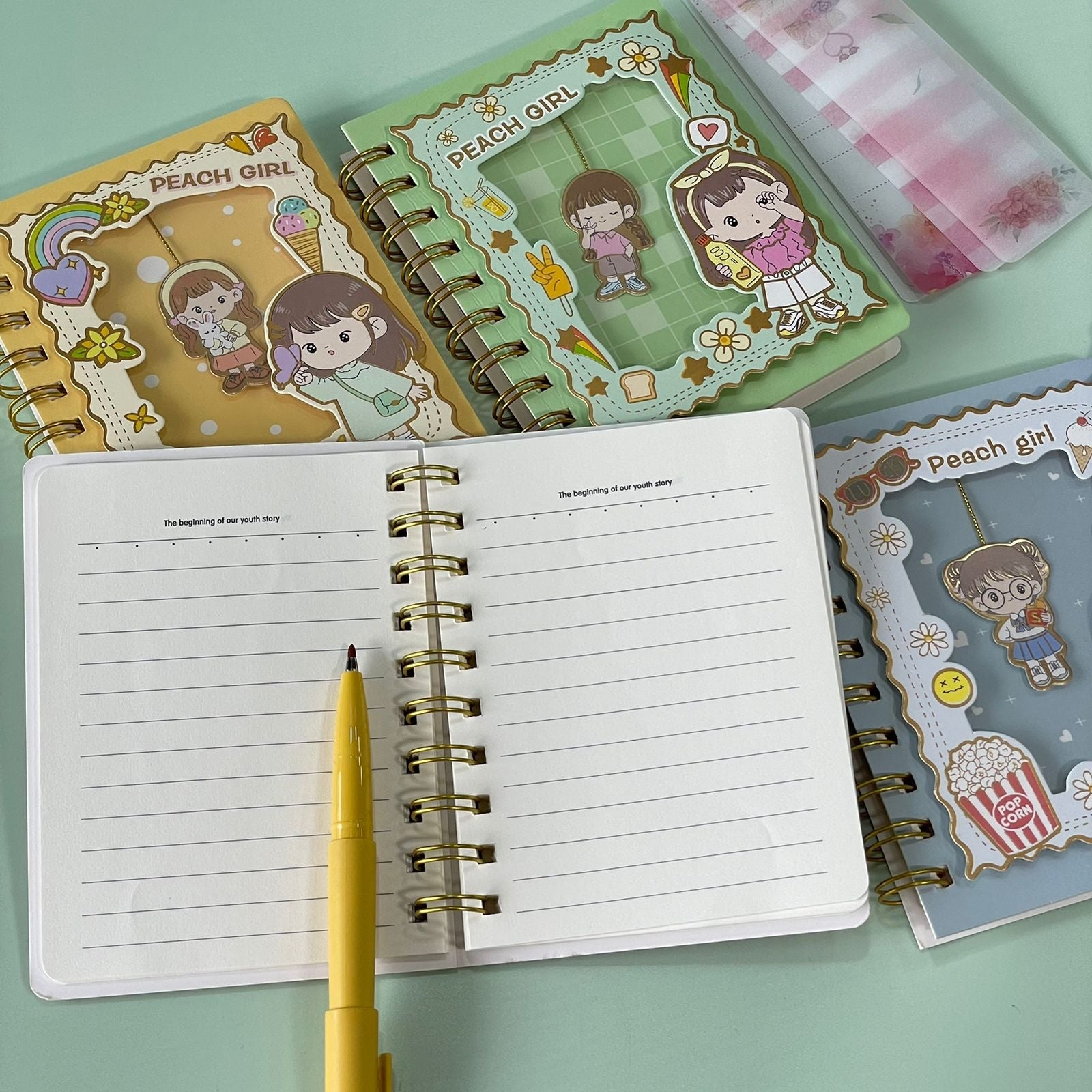 Cute 3D pocket diary