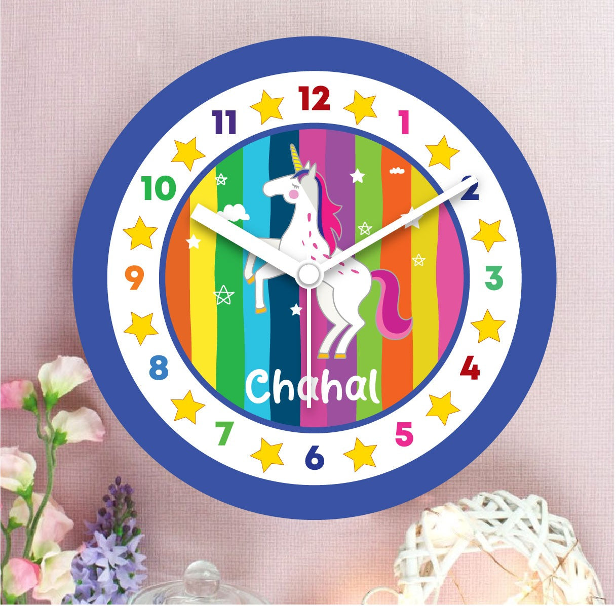 Personalised wall clock (Prepaid only) lo