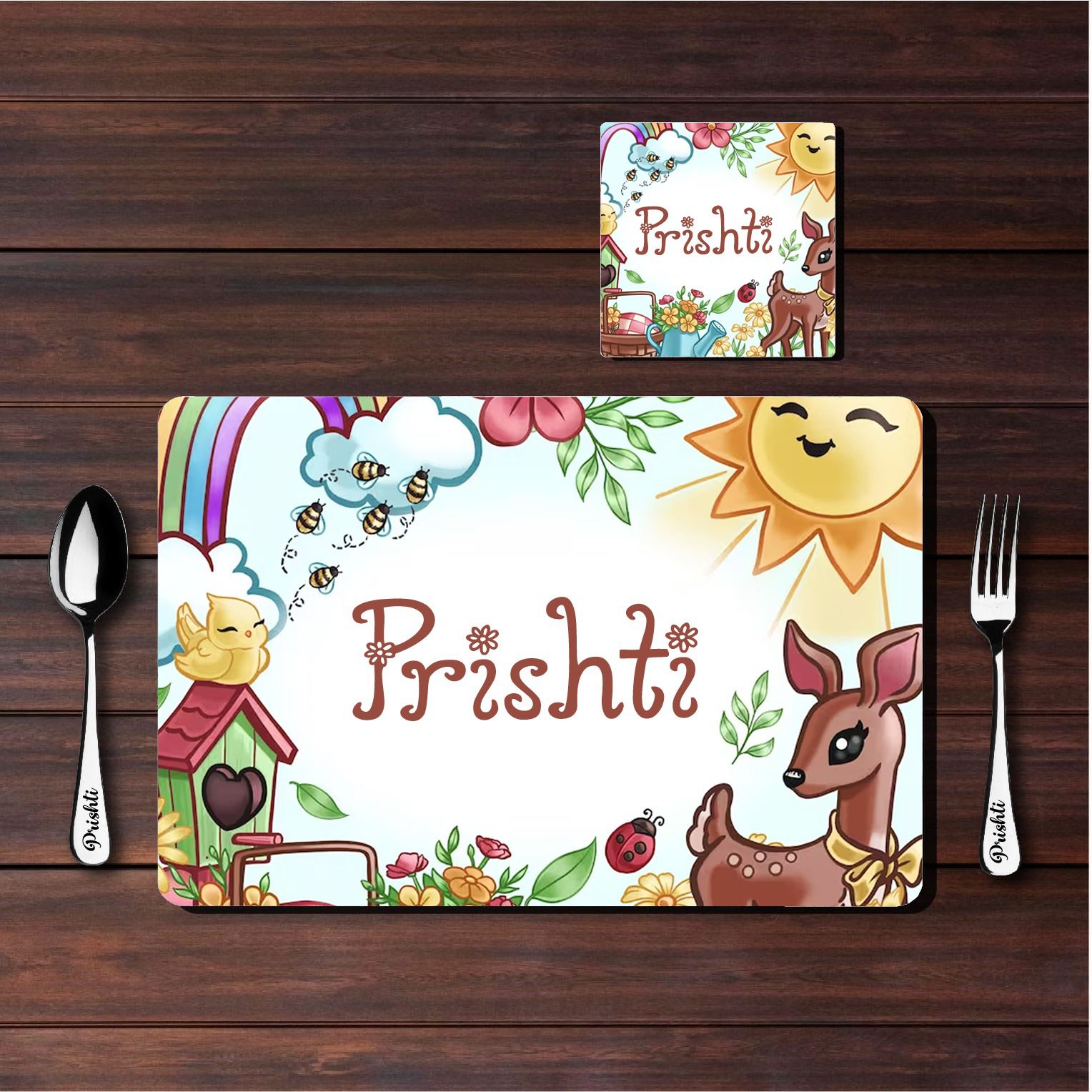 Personalised meal mat combo