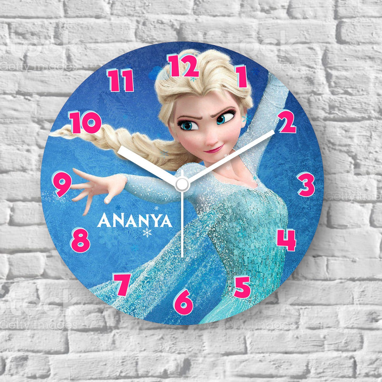 Personalised wall clock (Prepaid only) lo