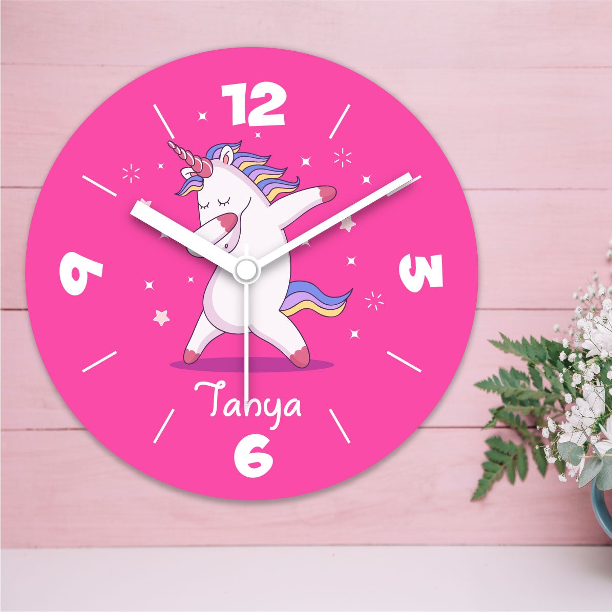 Personalised wall clock (Prepaid only) lo