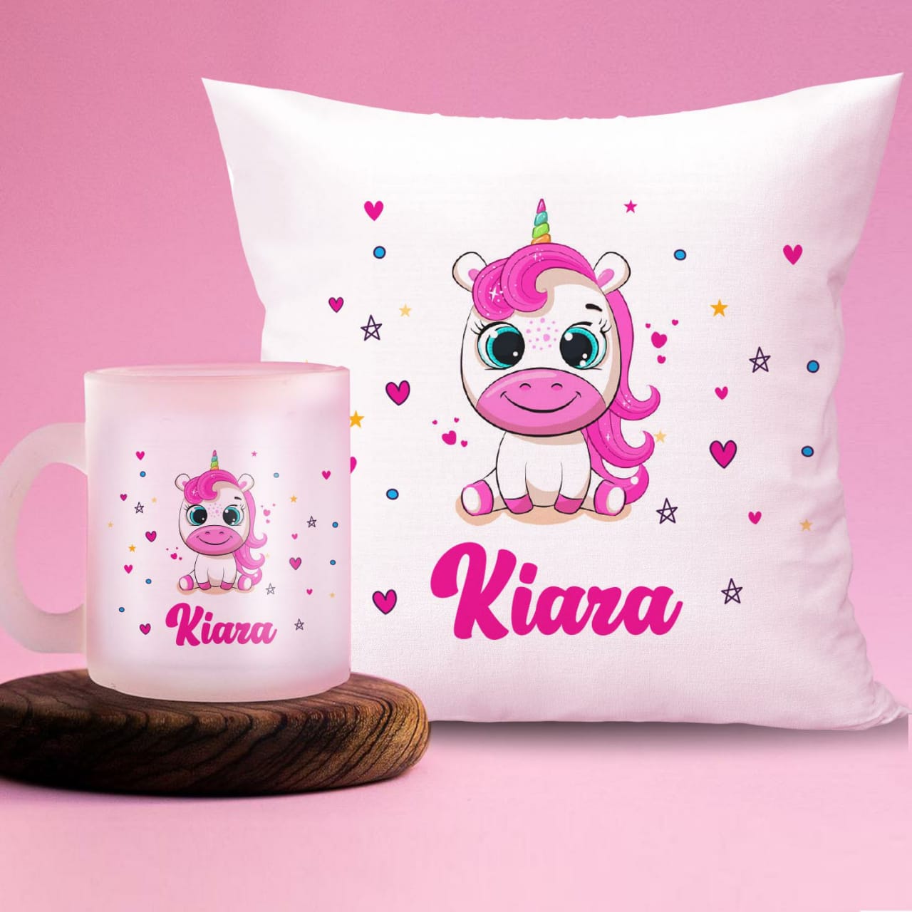 Persoanlised pillow and a mug (Prepaid only)