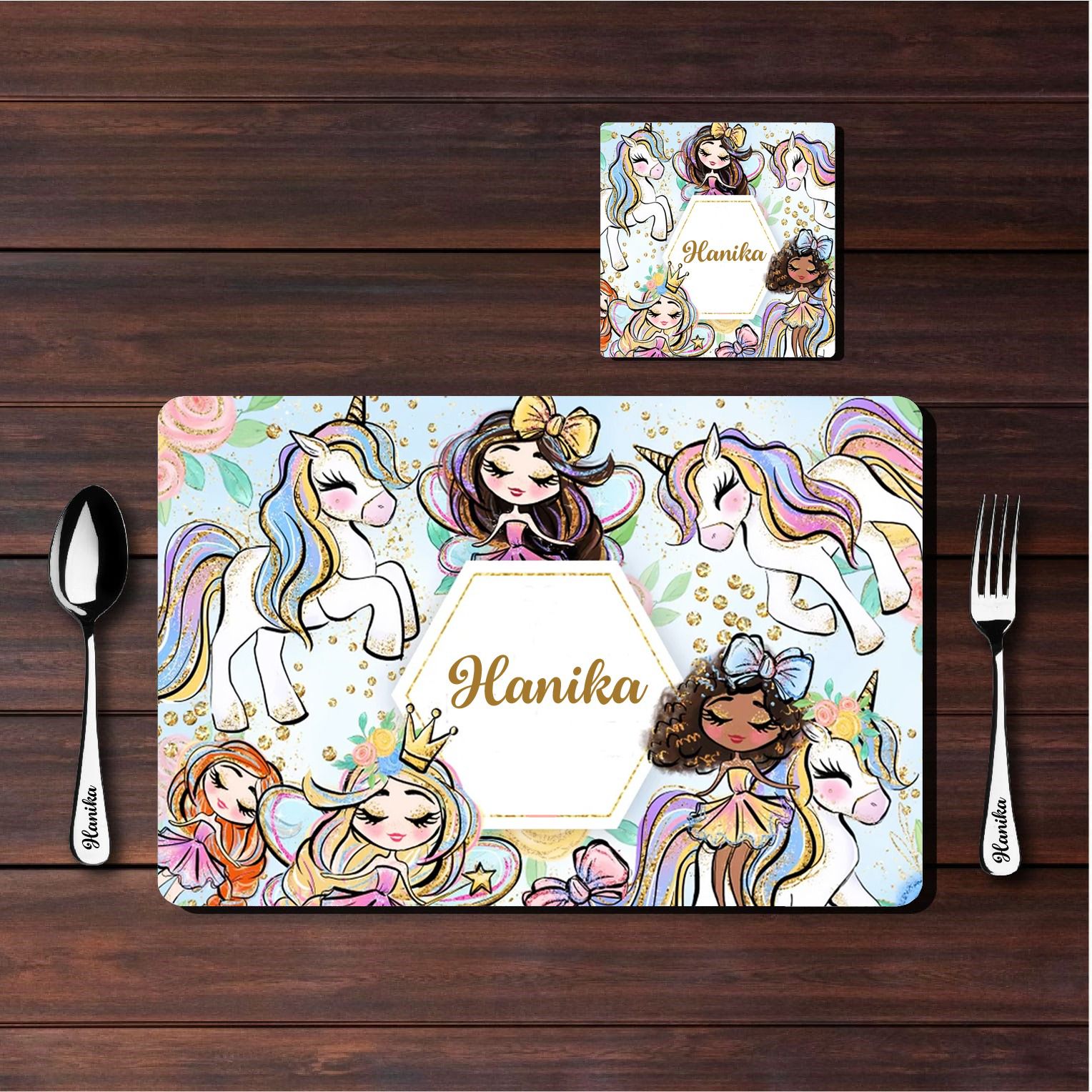 Personalised meal mat combo