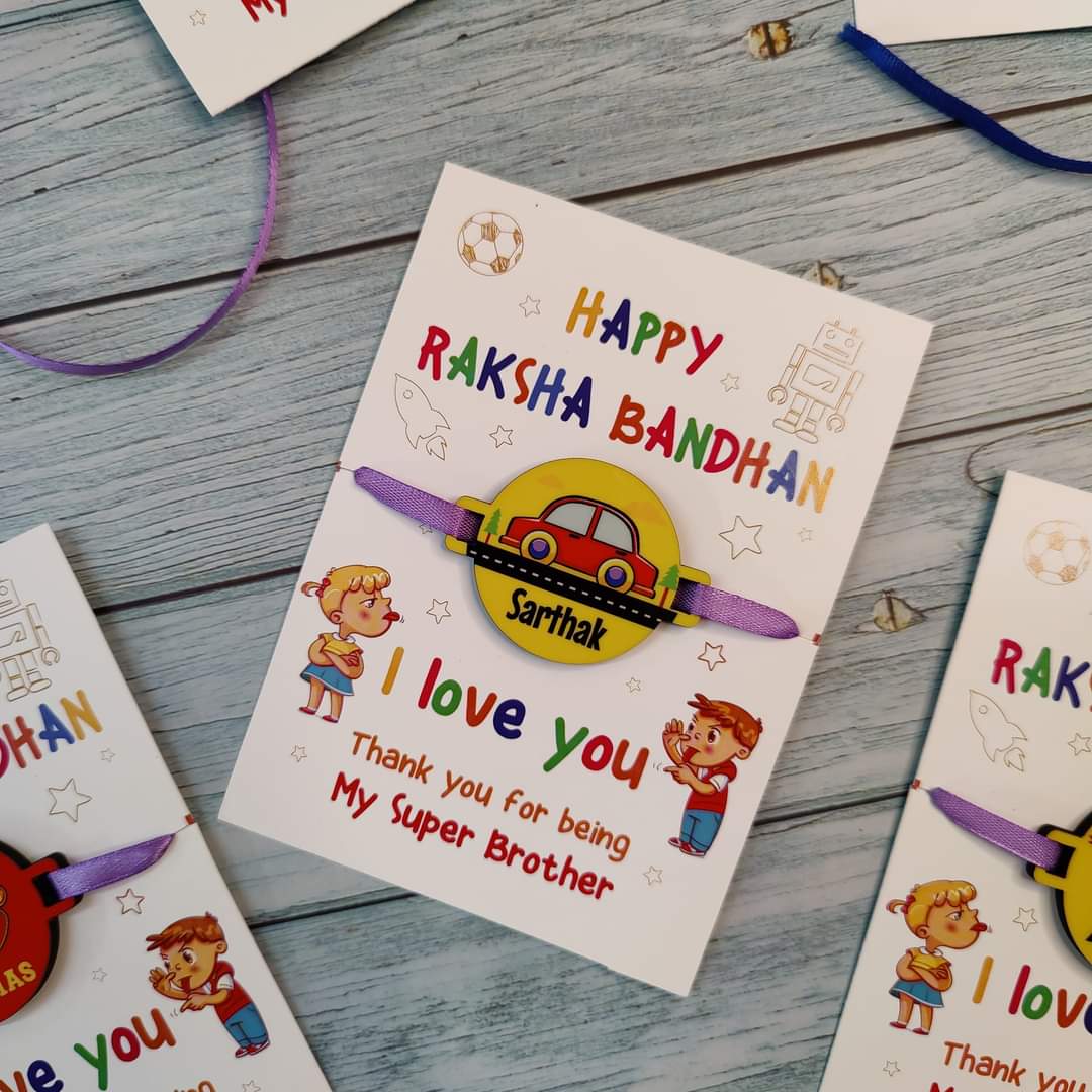 Rakhi for cute little brothers (Prepaid only)