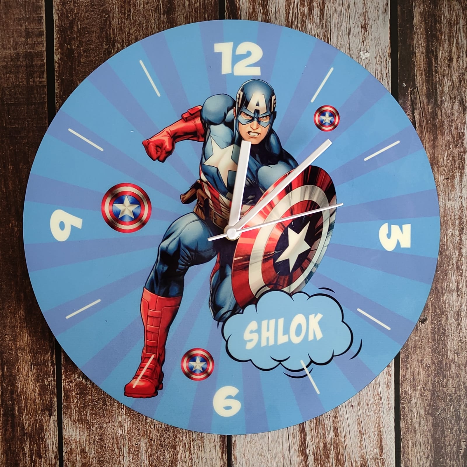 Personalised wall clock (Prepaid only) lo