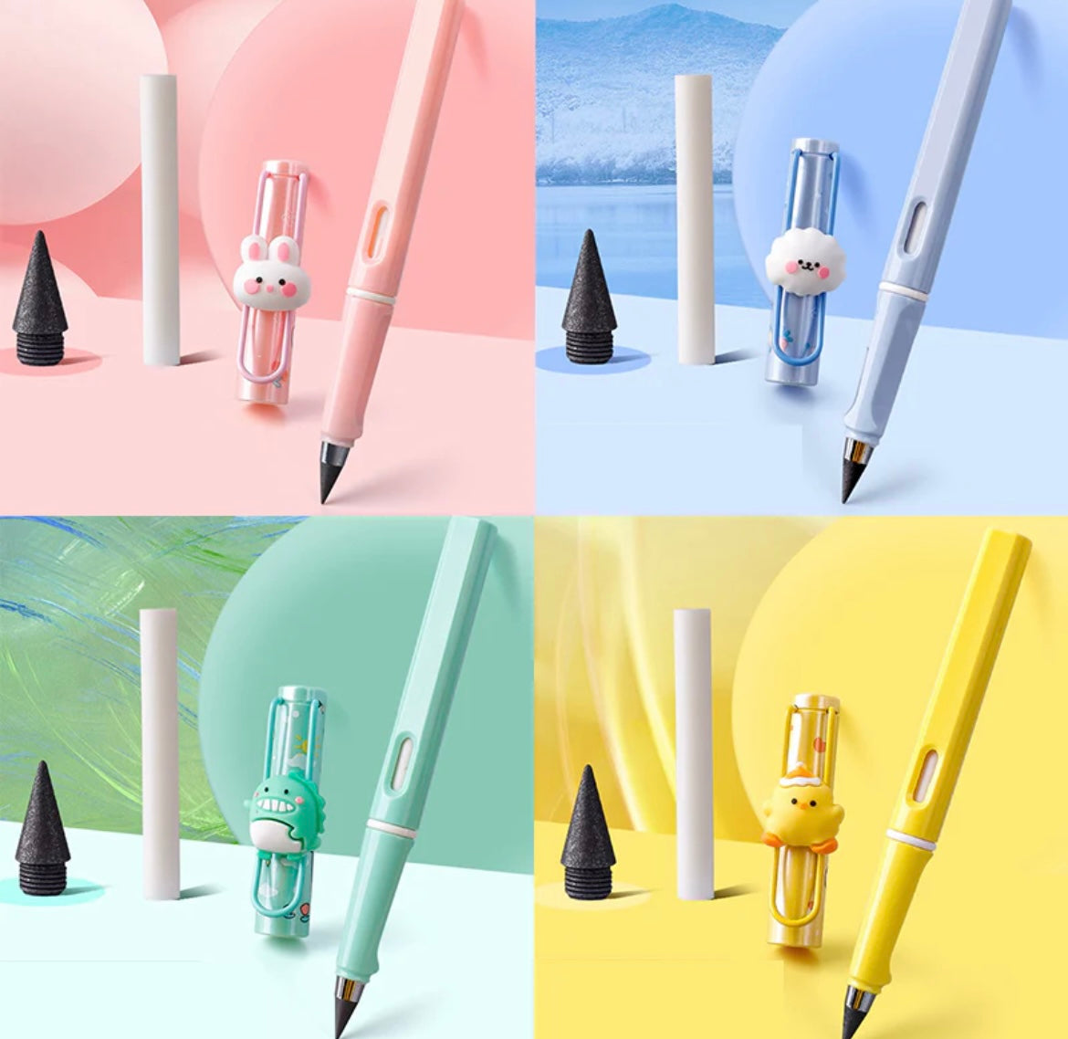 Cute kawaii pencil