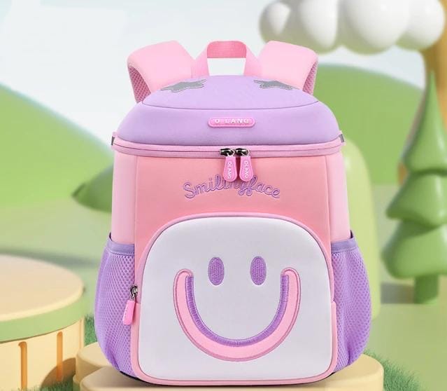 Cute smiley kids backpack