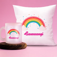 Persoanlised pillow and a mug (Prepaid only)