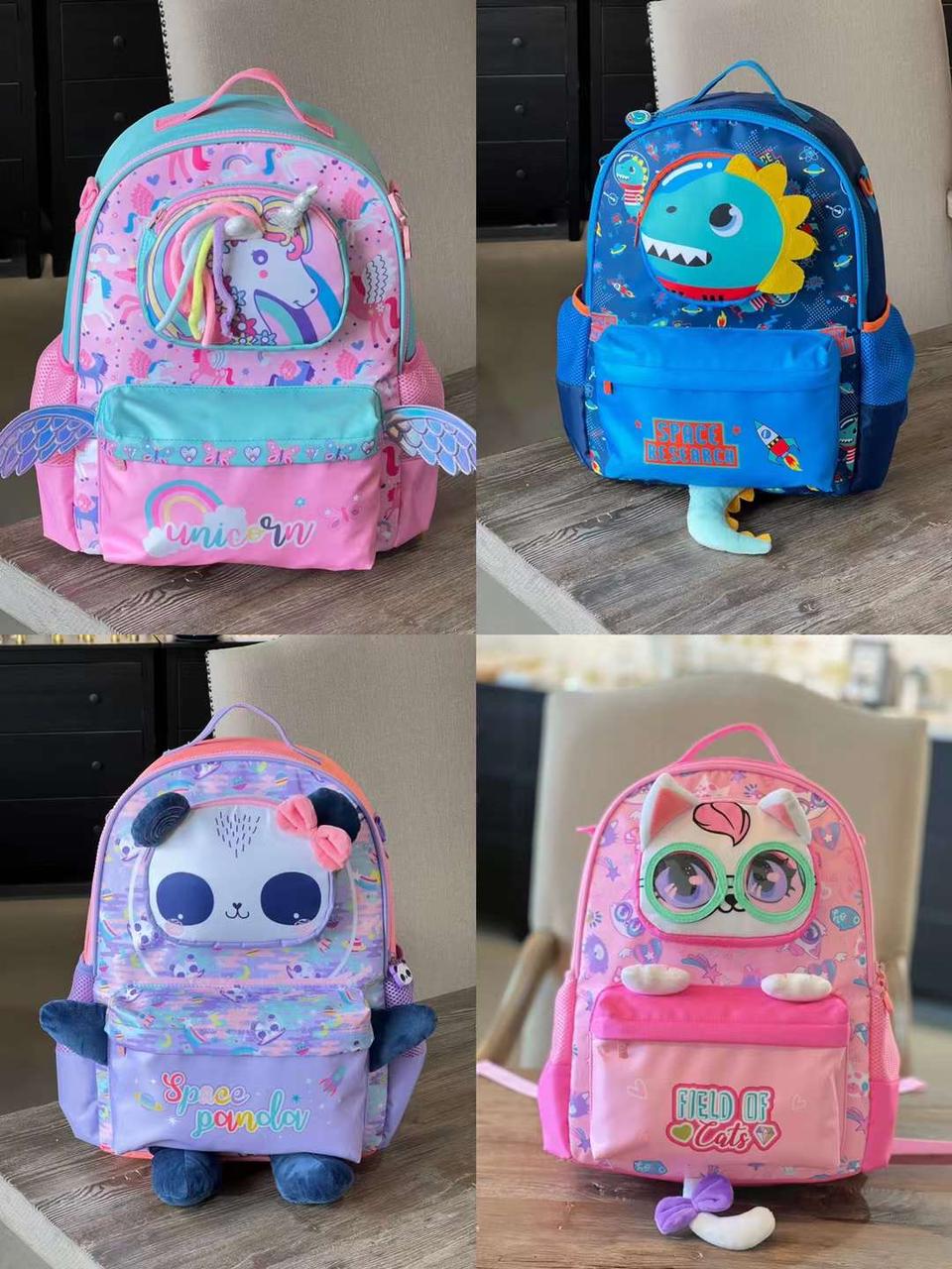 3D kids school bag