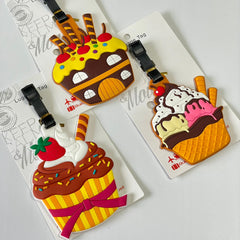 Fastfood luggage tag