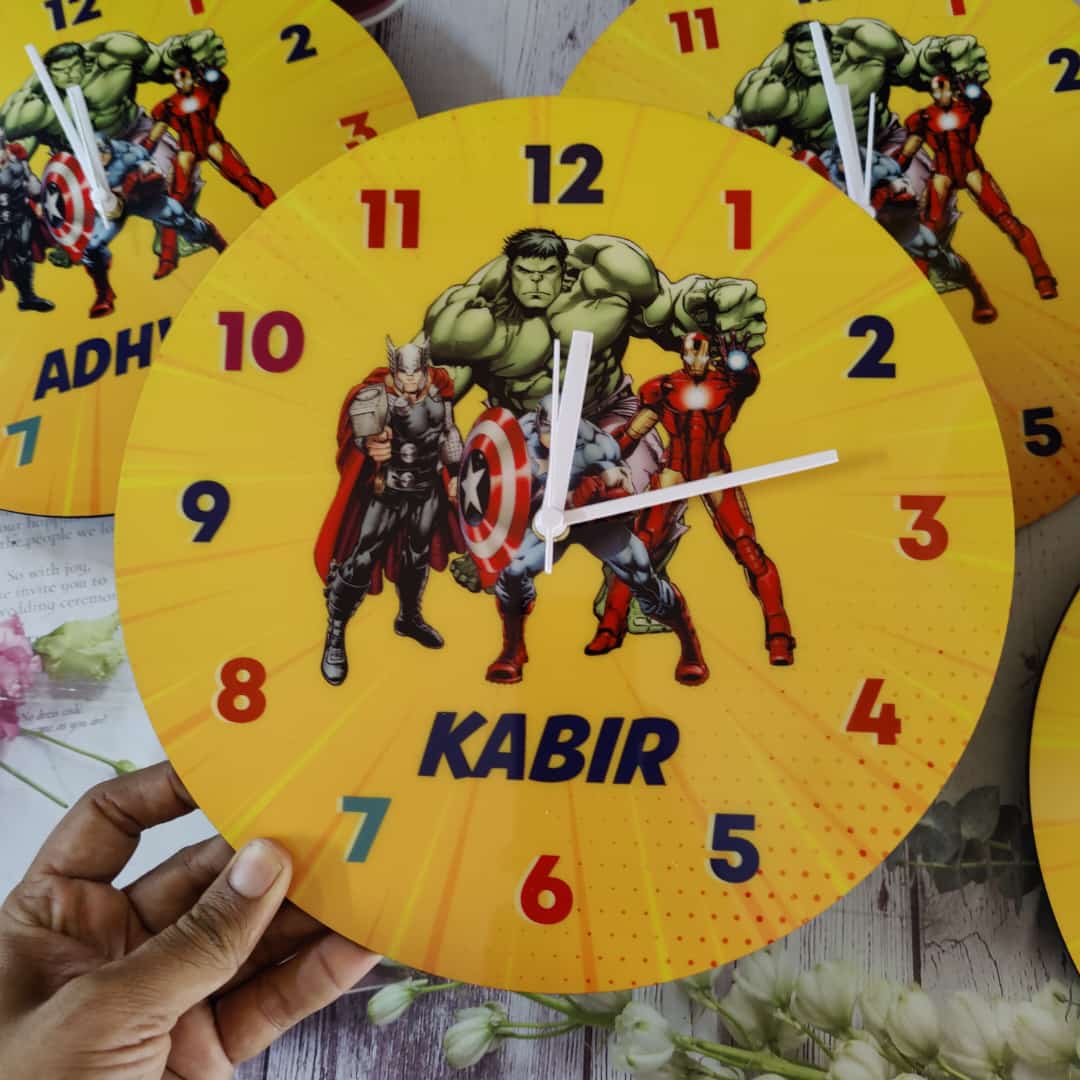 Personalised wall clock (Prepaid only) lo