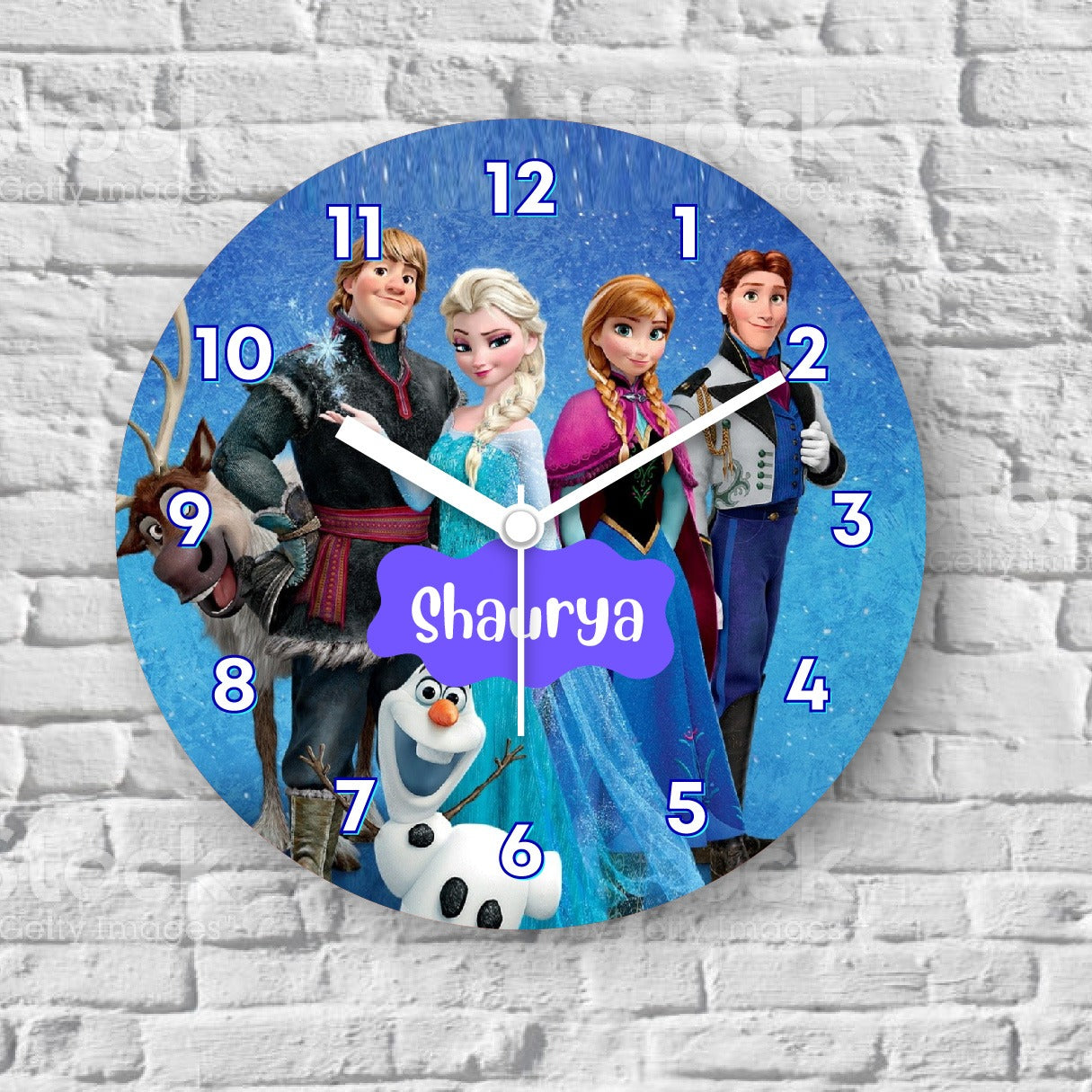 Personalised wall clock (Prepaid only) lo