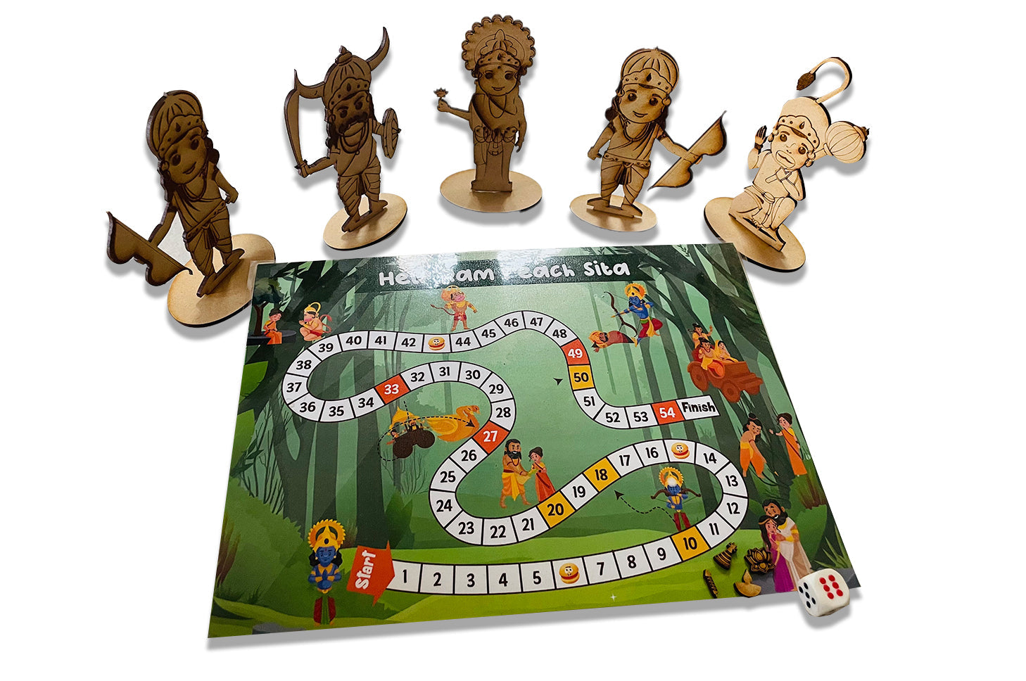 Ramayan Theme DIY with board game